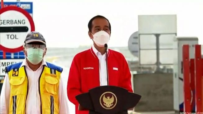 Presiden Jokowi MeresmikanJalan tol Kayu Agung - Palembang, 'Siap Digunakan Hari ini'