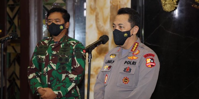 TNI - Polri Menggelar Rapim 2021, Bahas Penanggulangan Pandemi Covid-19