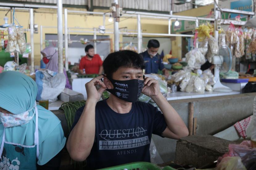 Pandemi Covid-19, Kapolres Soroti Perilaku Pedagang Pasar tak Pakai Masker