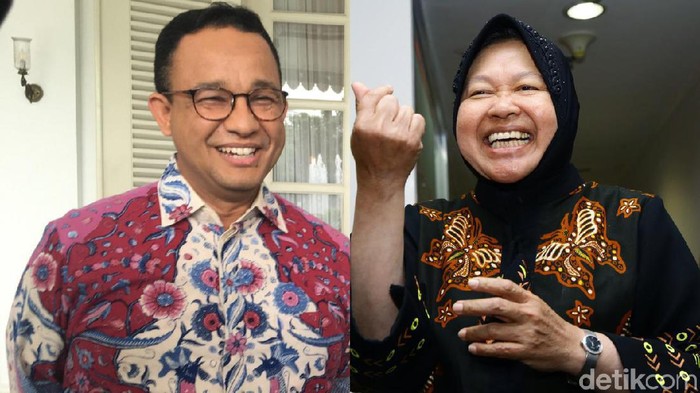 Survei Pilgub DKI Median: Anies Dibuntuti Risma, Muncul Nama Baim Wong