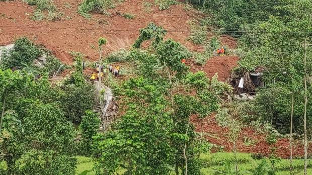 Longsor di Kabupaten Nganjuk, Sebanyak 101 Warga Mengungsi dan 7 Warga Hilang