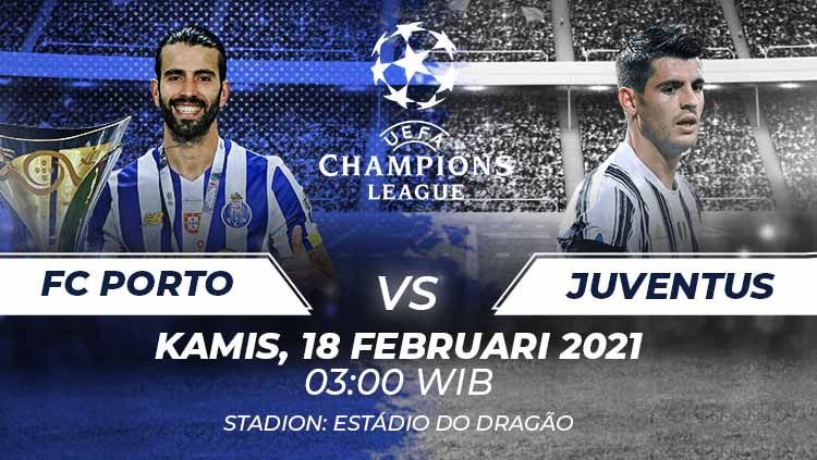 LINK Live Streaming, Liga Champions : Porto Vs Juventus, Juventus Unggul H2H di 5 Pertandinga Terakhir 