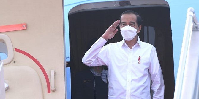 Presiden Jokowi Bertolak Menuju Kalsel Dalam Rangka Kunker, Akan Resmikan Bendungan Tapin