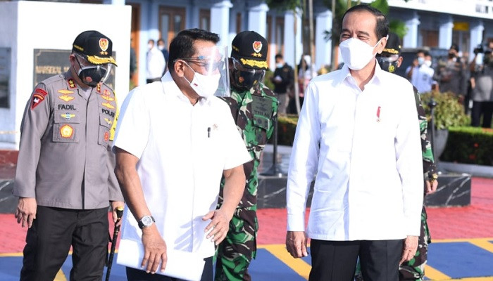 Presiden Jokowi Berangkat Menuju Ke Provinsi Kalsel, Meninjau Sekaligus Meresmikan Bendungan Tapin 