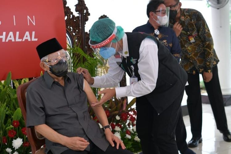 Pasca Mendapat Vaksinasi Covid-19, Wapres Ma'ruf Amin akan Kunker Tatap Muka di Bekasi Hari Ini