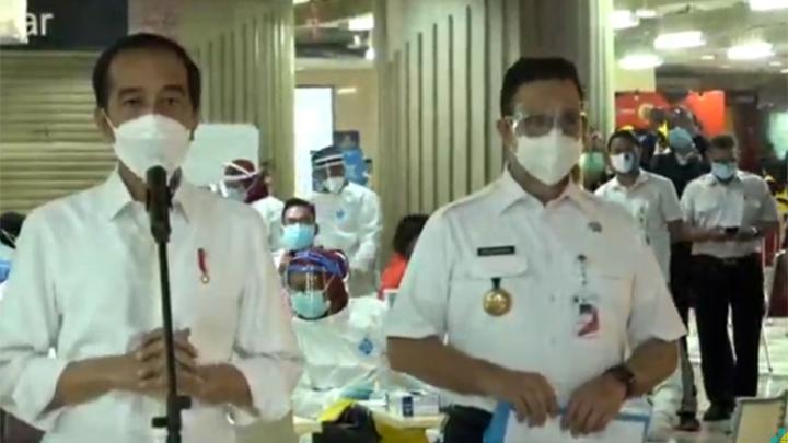 Program Vaksinasi Covid-19, '1.500 Orang di Tanah Abang Sudah Divaksin' Ujar Gubernur DKI Jakarta Anies