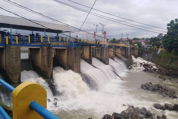Siaga 3 Banjir Jakarta, Keitinggian Air di Bendungan Katulampa Bogor Mencapai 90 Cm