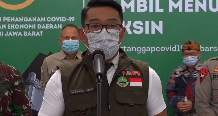 Gubernur Jabar Ridwan Kamil Mengklaim PPKM Mikro di Jabar Tekan Kasus Covid-19