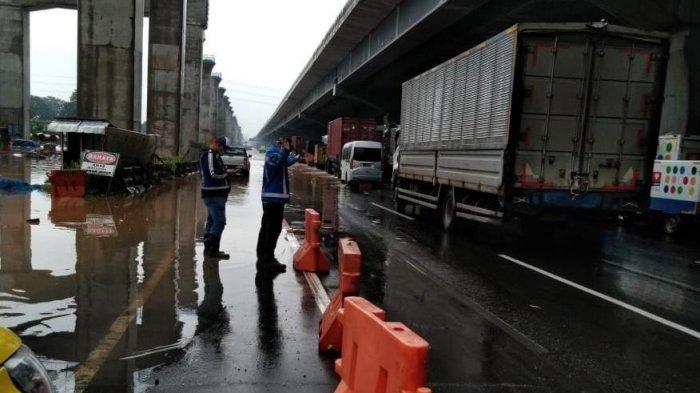 DAFTAR LENGKAP Jalan Tol di Jakarta yang Terendam Banjir, PT Jasa Marga Minta Warga Waspada  