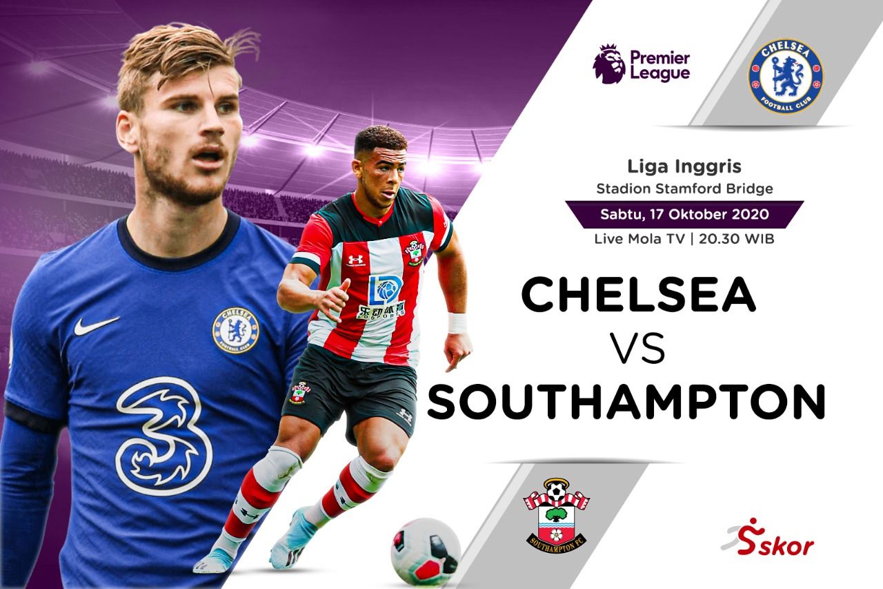 LINK Live Streaming Liga Inggris : Southampton Vs Chelsea