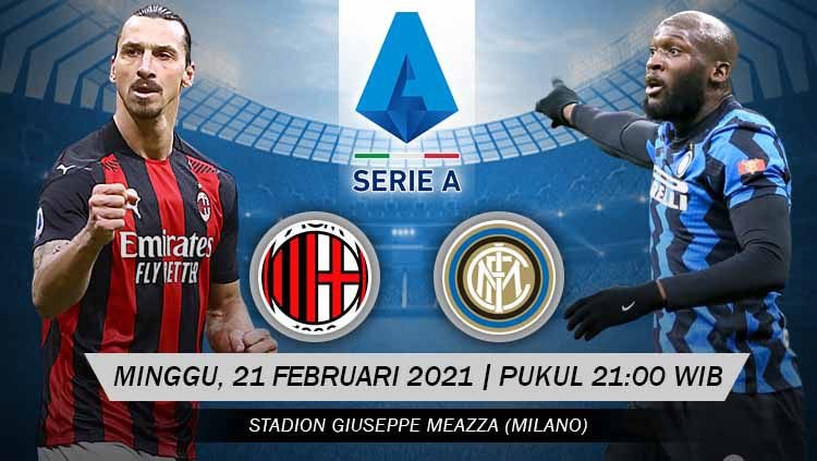 LINK Live Streaming PErtandingan Serie A : AC Milan VS Inter Milan, Derby della Madonnina