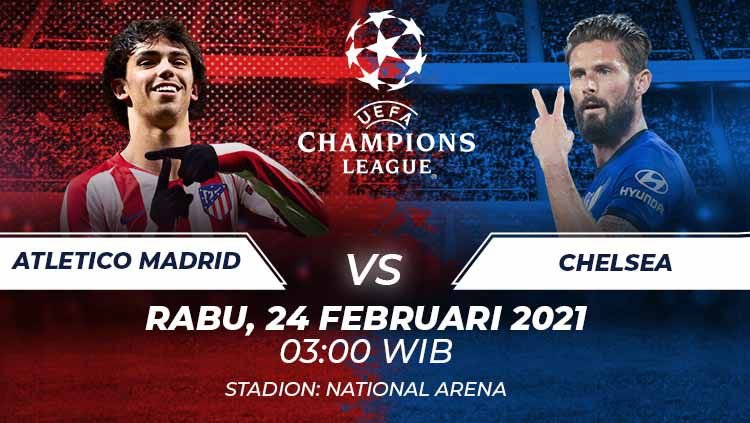 LINK Live Streaming Pertandingan Liga Champions BIG MATCH : Atletico Madrid vs Chelsea