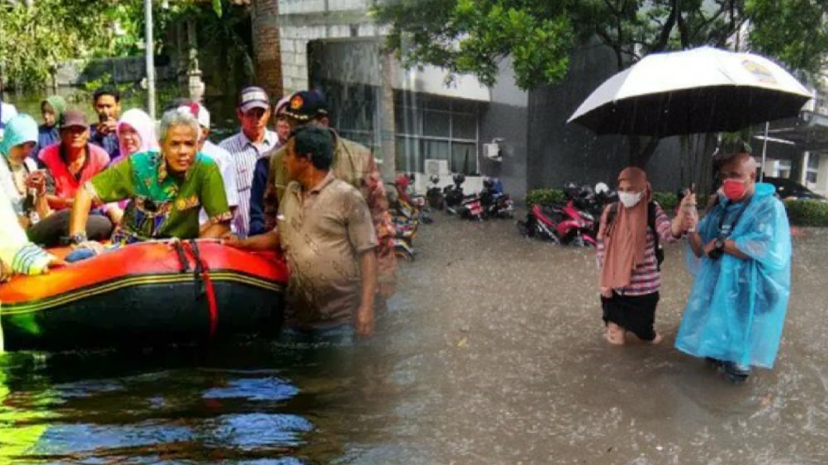 Kaget Kantornya Kebanjiran, Ganjar: 