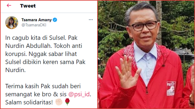 Gubernur Sulsel Ditangkap KPK, Dulu Tsamara PSI Bilang Si Nurdin Tokoh Anti Korupsi