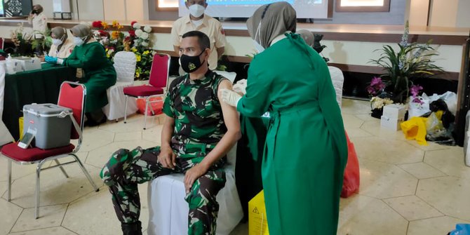 Pandemi Covid-19, Mabes TNI Siapkan 10 Ribu Vaksinator Bantu Percepatan Vaksinasi Covid-19
