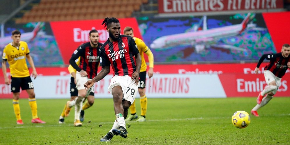 Imbang melawan Udinese, Franck Kessie Spesialis Algojo Penalti AC Milan