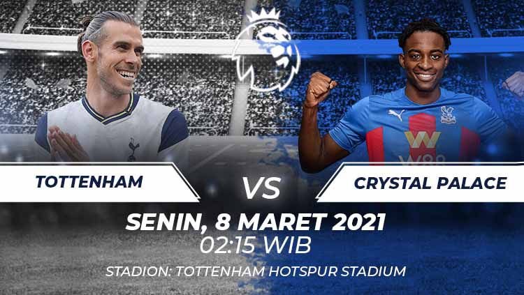 LINK LIVE STREAMING Pertandingan Premier League : Tottenham Hotspur vs Crystal Palace, Dimulai Pukul 02:15 WIB Dini Hari