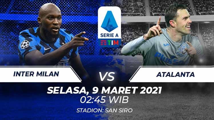 LINK Live Streaming Pertandingan Serie A : Inter Milan Vs Atalanta, Live di RCTI