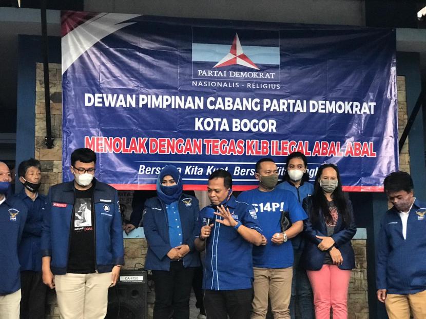 Setia ke AHY, DPC Partai Demokrat Kota Bogor Menolak KLB Abal - Abal