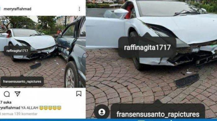 Asistennya Unggah Foto Lamborghini Ringsek, Raffi Ahmad Tak Tahu Menahu: Bukan Mobil Gue Kali