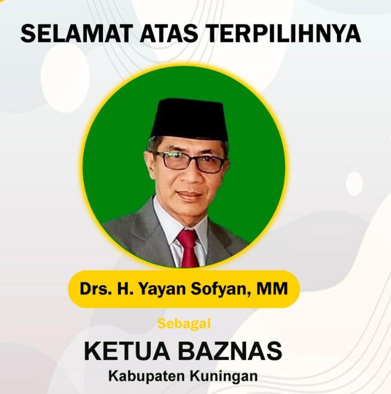 H Yayan Pimpin Baznas Kuningan Periode 2021 - 2026