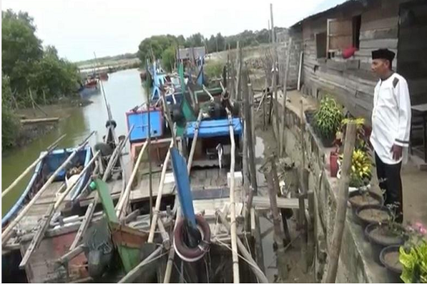 Para Nelayan Aceh Utara Kesulitan Melaut, Berikut Penyebabnya