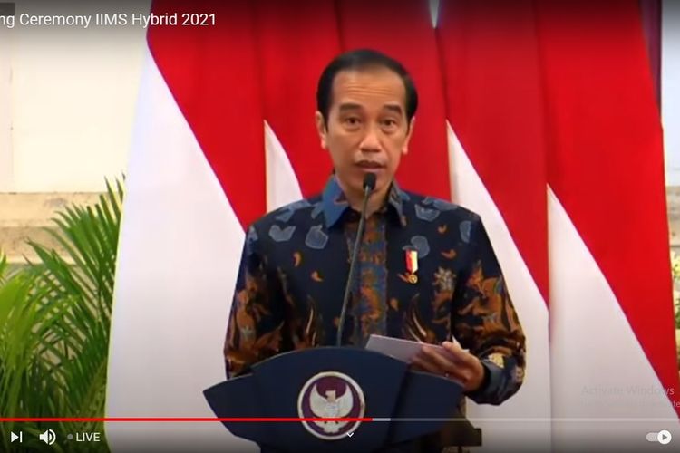 Buka IIMS Hybrid Tahun 2021, Presiden Jokowi Ingin Industri Otomotif Segera Bangkit