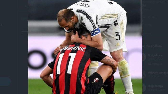Harga Mahal AC Milan Menang Lawan Juventus: Zlatan Ibrahimovic Cedera