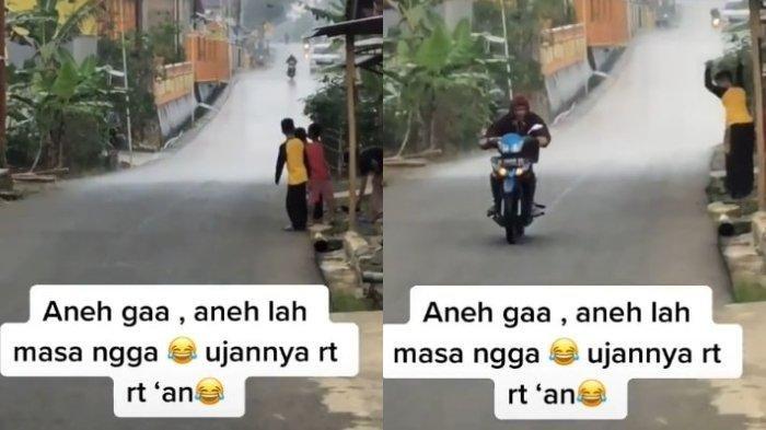 Viral Fenomena 'Hujan Lokal' Terekam Kamera, Hanya Guyur Satu RT, Wilayah Lain Kering