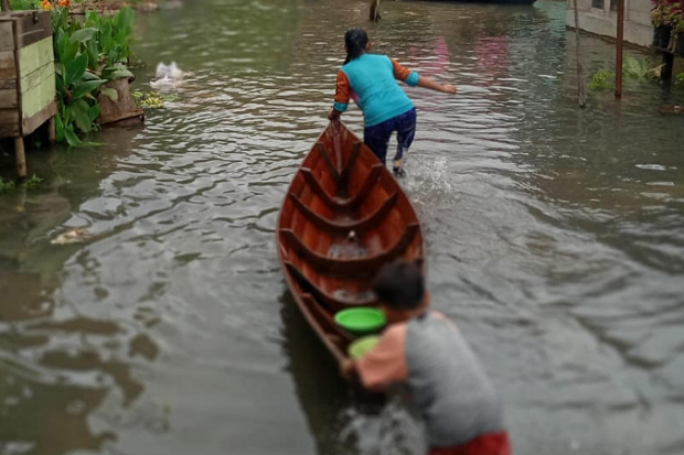 Banjir dan Longsor Menerjang Kabupaten Tapsel, Ratusan Rumah Terendam