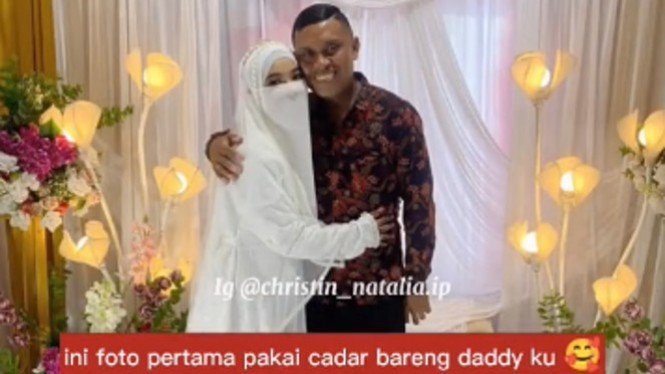 Viral Video Pendeta Hadiri Pernikahan Anaknya yang Muslim Bercadar