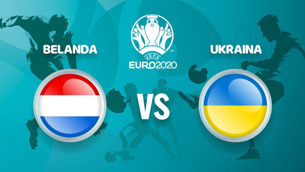 LINK Live Streaming Pertandingan Euro 2020 : Belanda VS Ukraina, Laga Akan Berjalan Menarik