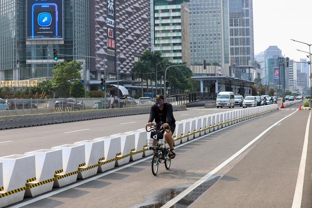 F-PDIP DKI Jakarta Setuju Pembongkaran Jalur Sepeda Permanen