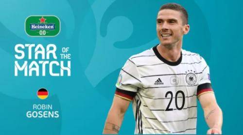 Robin Gosens Terpilih Sebagai Star of the Match Pada Pertandingan Jerman VS Portugal