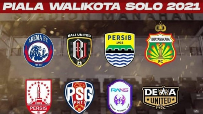 Jadwal Terbaru Piala Wali Kota Solo 2021, Persib Bandung vs Arema FC di Laga Pertama, Live Indosiar