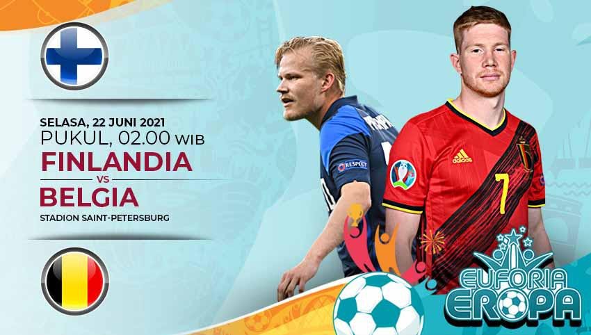 LINK Live Streaming Euro 2020 : Finlandia Vs Belgia, Kemenangan Tetap Jadi Target Utama Belgia 