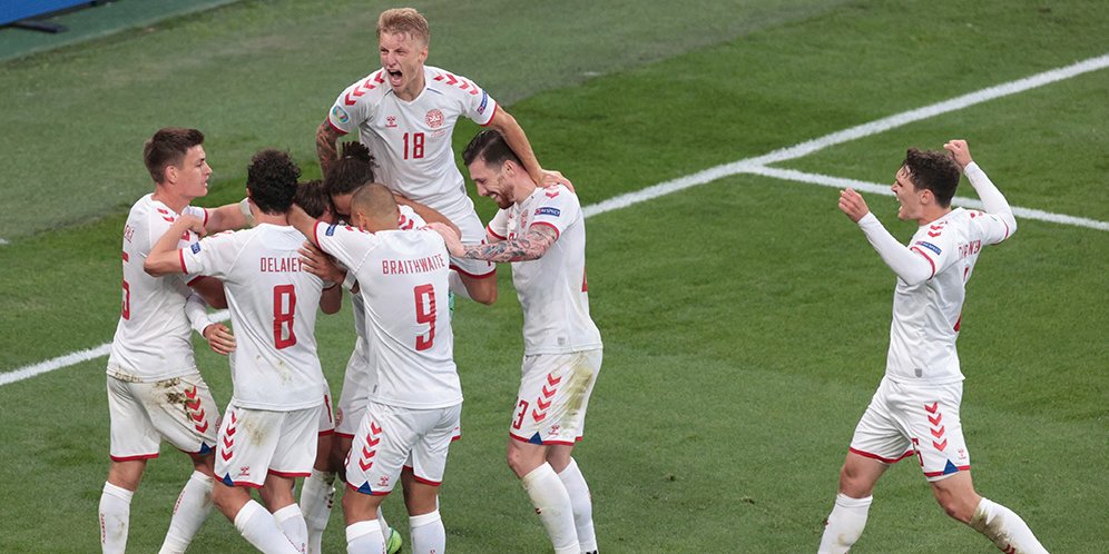 Kalahkan Rusia, Denmark Lolos ke 16 Besar Euro 2020