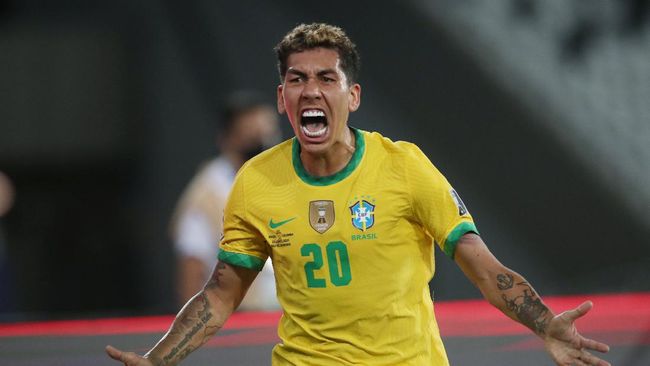 Hasil Copa America 2021: Brasil Menang Dramatis, Roberto Firmino dan Casemiro Jadi Penyelamat