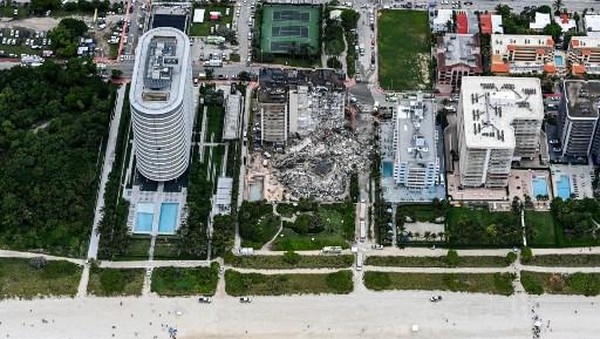 99 Orang Dilaporkan Hilang saat Apartemen di Miami Roboh