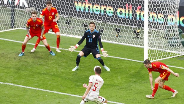 Berikut Beberapa Fakta Kemenangan Denmark atas Wales di Babak 16 Besar Euro 2020