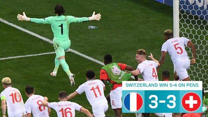 babak 16 Besar Euro 2020, Kiper Swiss Puas Bisa Gagalkan Penalti Mbappe 