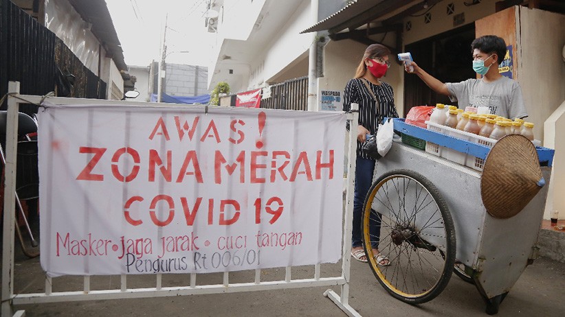 Sebanyak 55 RT di DKI Jakarta Masuk Zona Merah Covid-19, Berikut Daftarnya