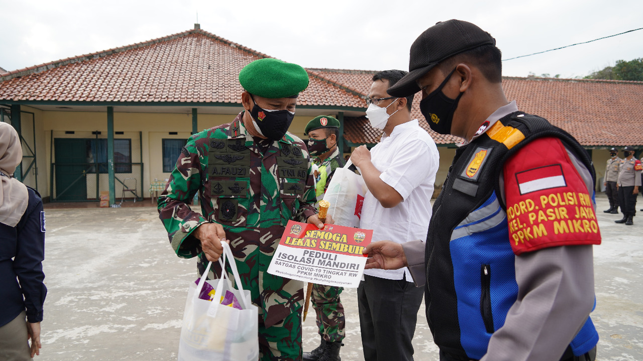 Danrem 061/SK ; Kita Sukseskan Program Vaksinasi Massal Di Kota Bogor