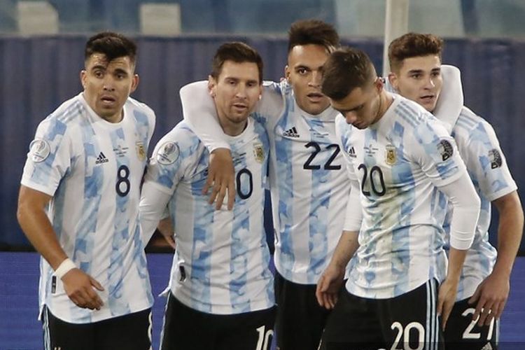 Kalahkan Ekuador Dengan Skor 3-0, Argentina Lolos Ke Babak Semifinal Copa America 2021