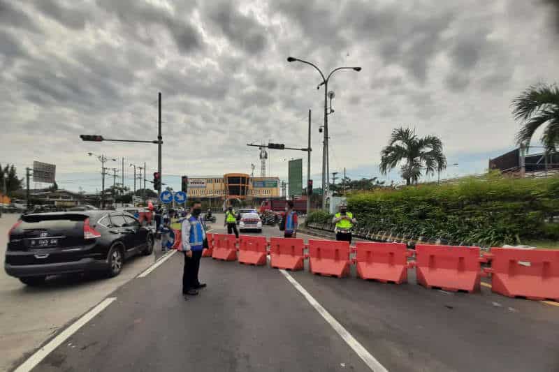PPKM Darurat, Lima Akses Keluar Tol Semarang Ditutup