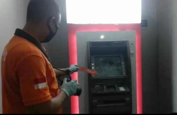 Mesin ATM Bank BUMN di Kota Tasikmalaya Dirusak Orang Misterius