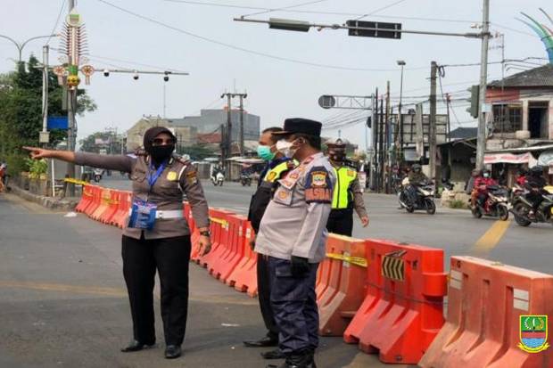 Sebanyak 3 Titik Akses Jalan Potensi Keramaian di Bekasi Ditutup