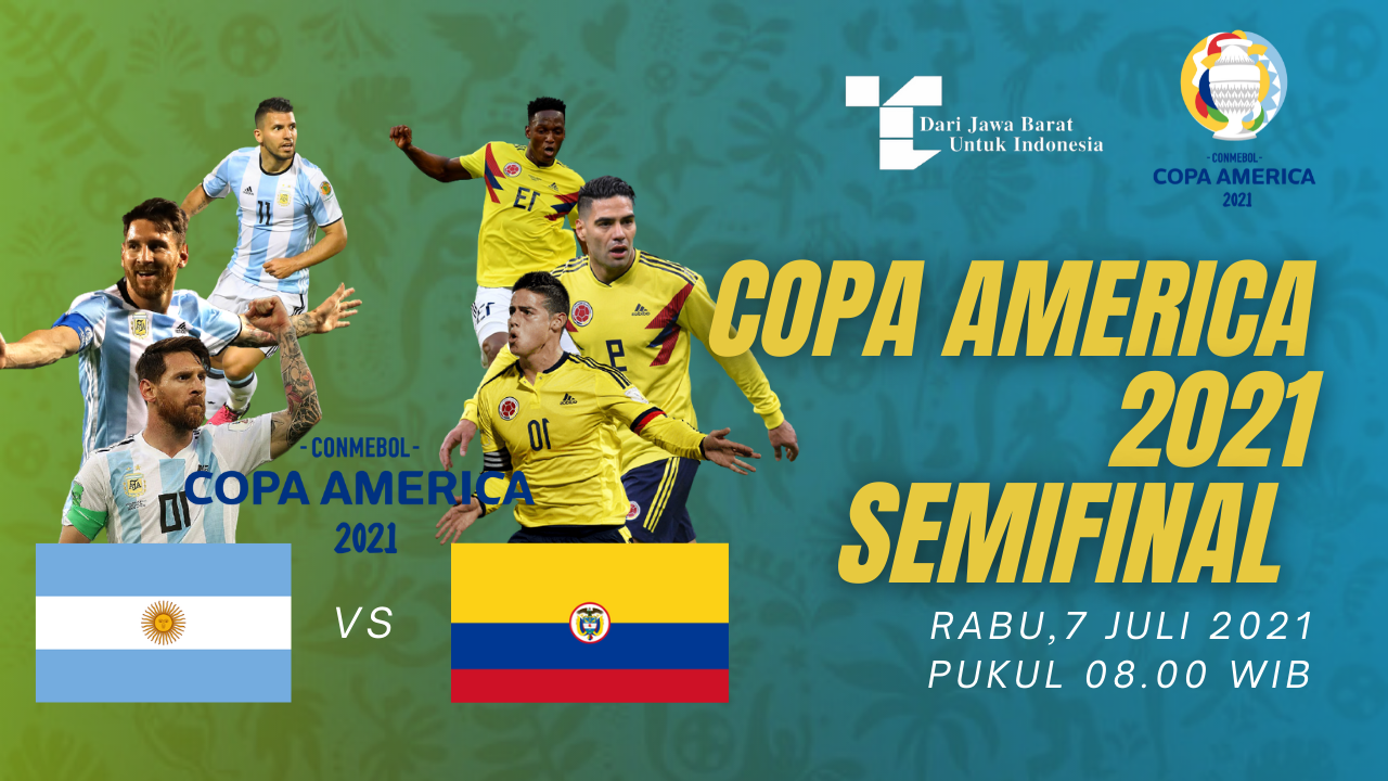 SEDANG BERLANGSUNG Babak Kedua Semifinal Copa America 2021 : Argentina Vs Kolombia, Tim Tango Masih Unggul 