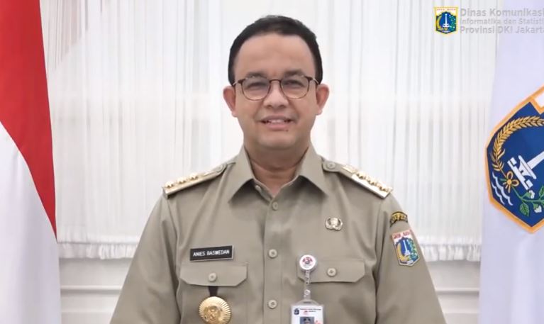 PPKM Darurat , Gubernur  Anies Rahasiakan Identitas Pelapor Kantor Jakarta Langgar WFH