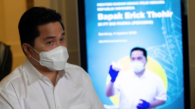 Menteri BUMN Erick Thohir Apresiasi Gerakan Gotong Royong Vaksinasi